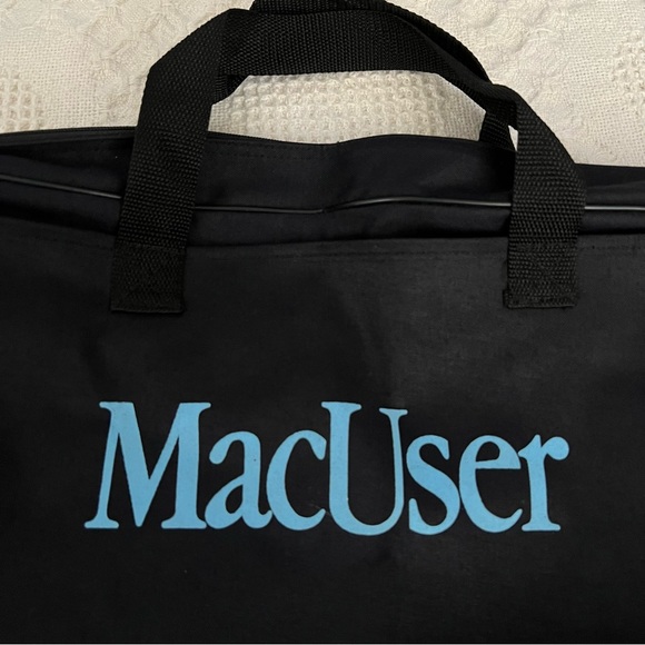 Vintage 90's Macintosh Era MacUser Computer/ Office Bag Removeable Strap - Picture 10 of 12